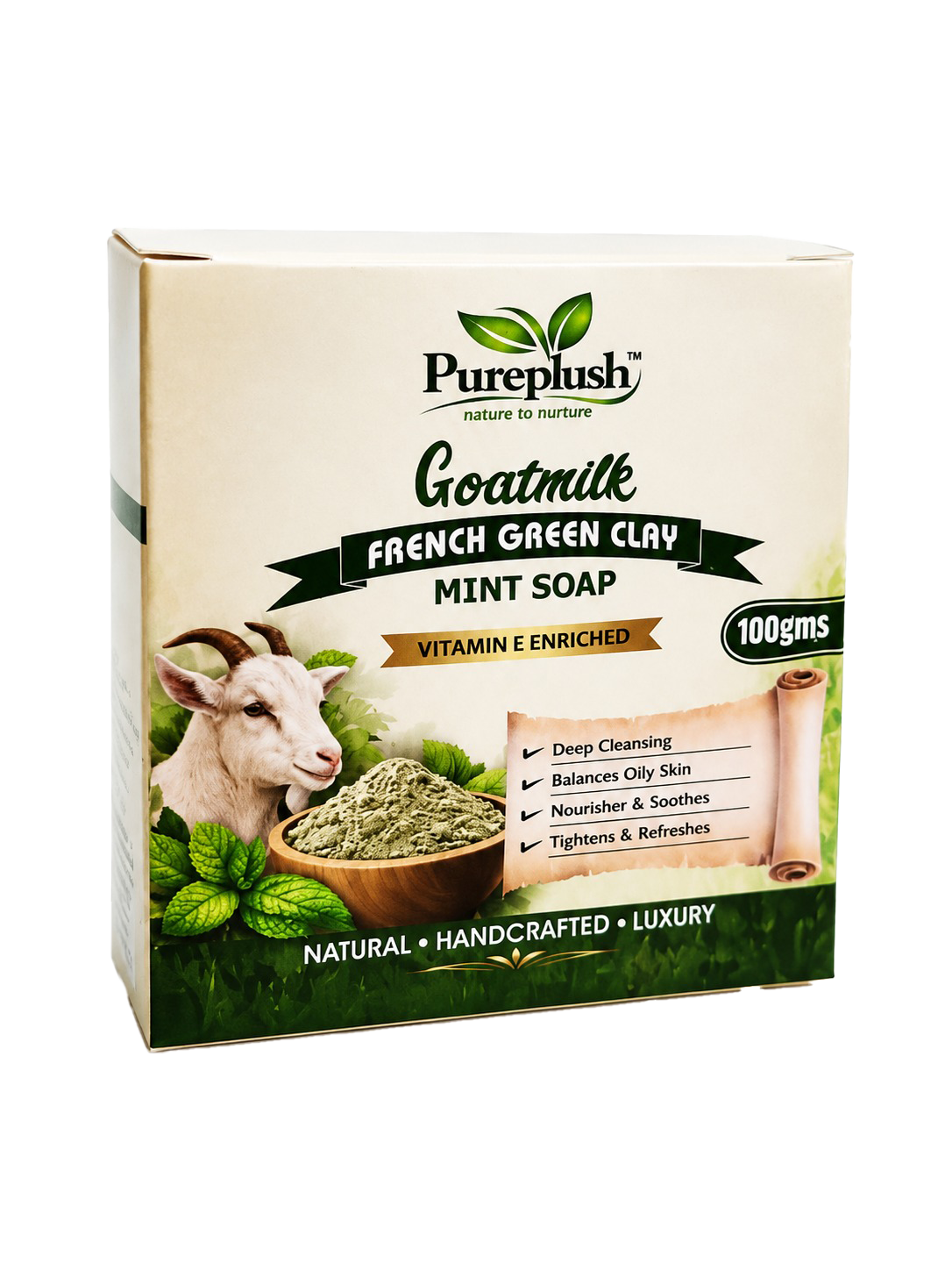 Goatmilk French Green Clay Soap