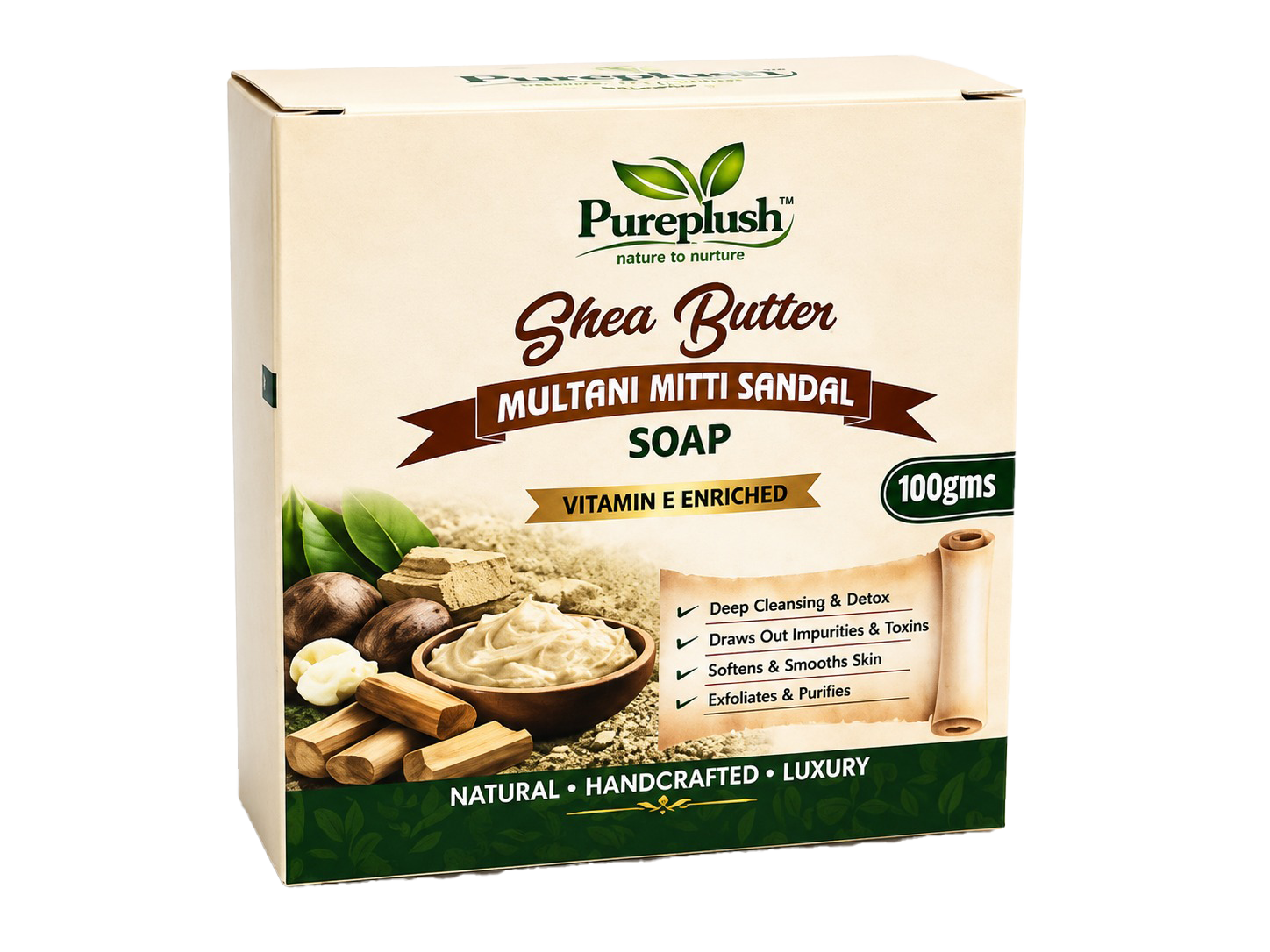 Sheabutter Multani Mitti Soap
