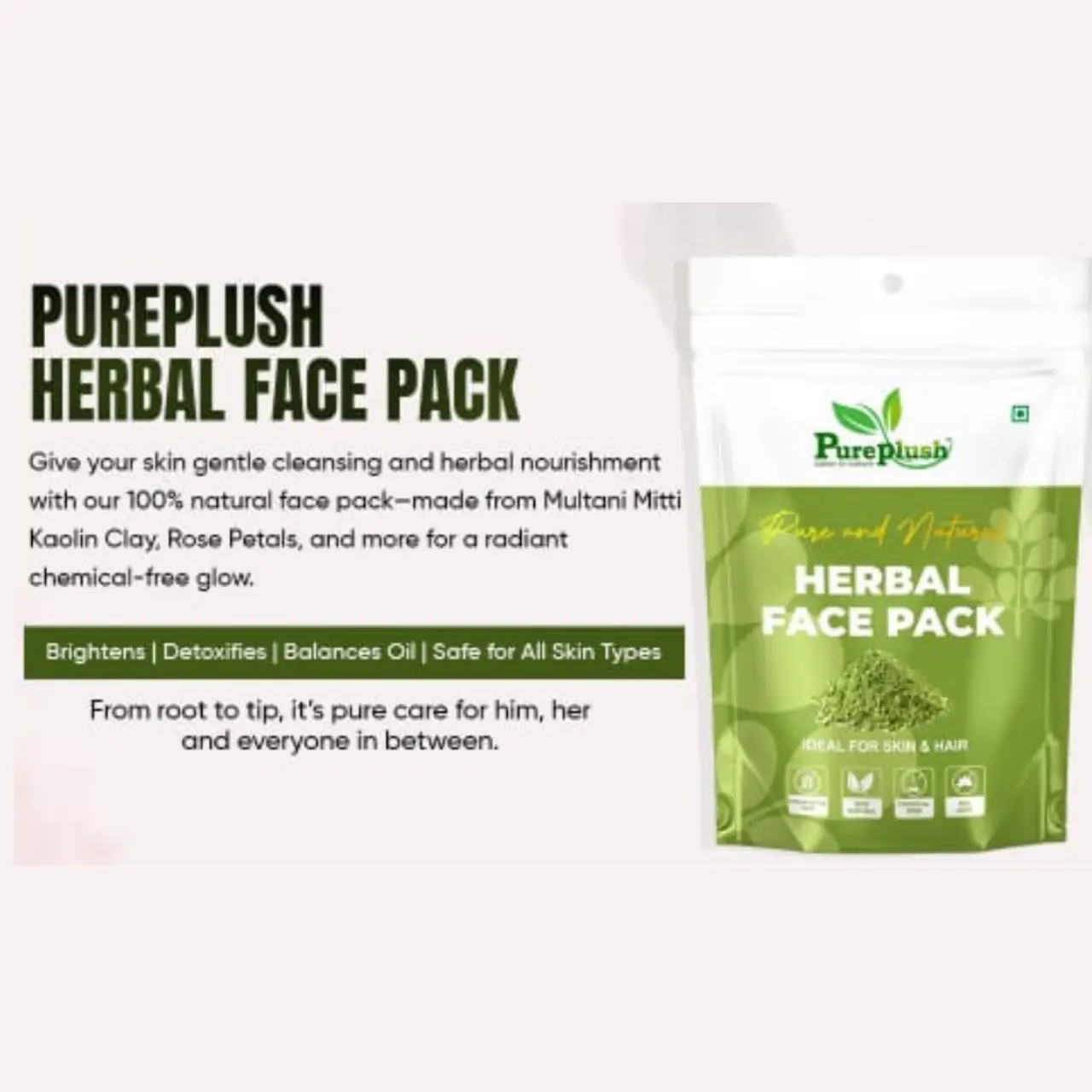 Herbal Multani Mitti Face Wash Powder (1)