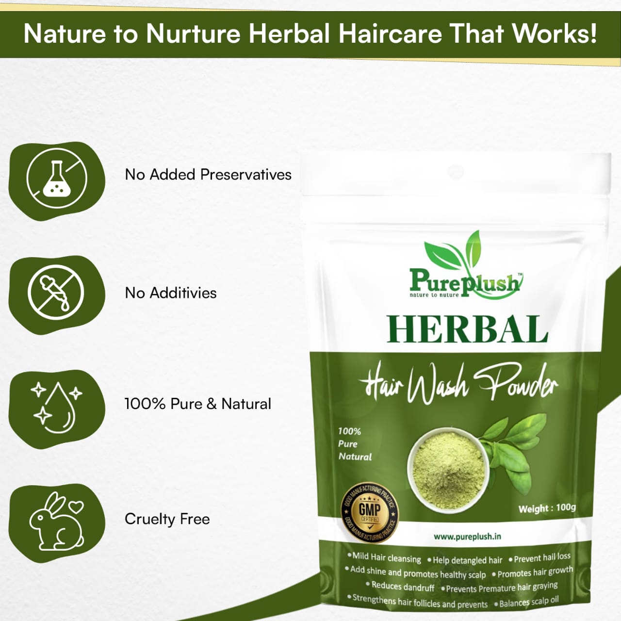 Herbal Hair Wash Powder